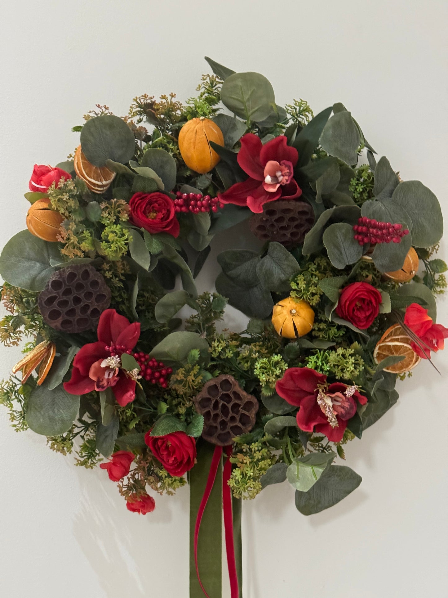 Clementines & Roses Wreath